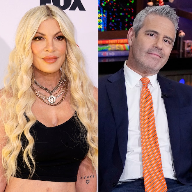 Tori Spelling, Andy Cohen